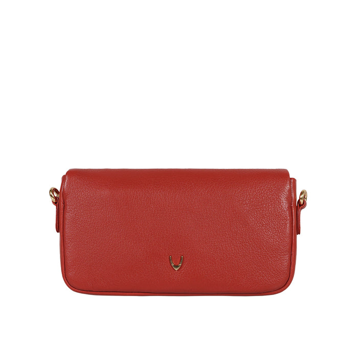 Milos W5 Red Leather Sling Wallet