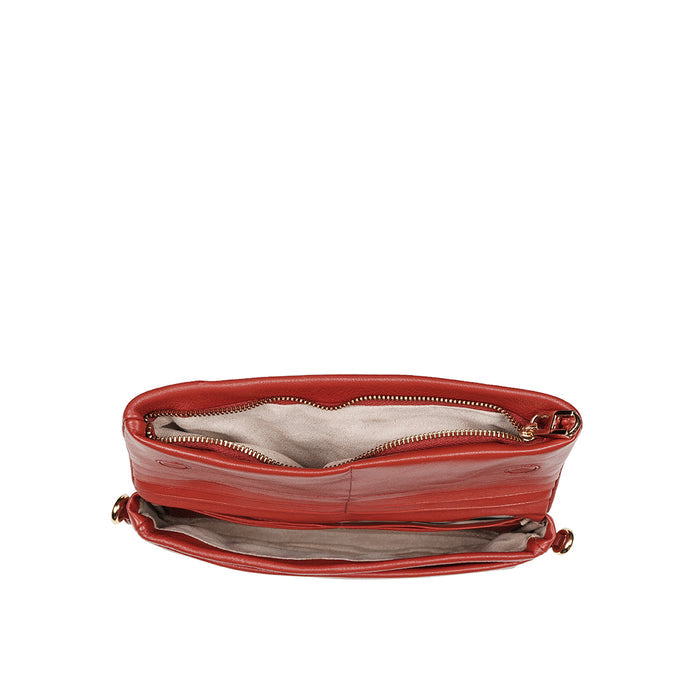 Milos W5 Red Leather Sling Wallet