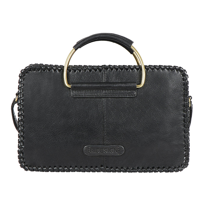 Mimosa 03 Black Leather Satchel