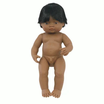 Miniland - Doll 38cm Hispanic Boy In Bag