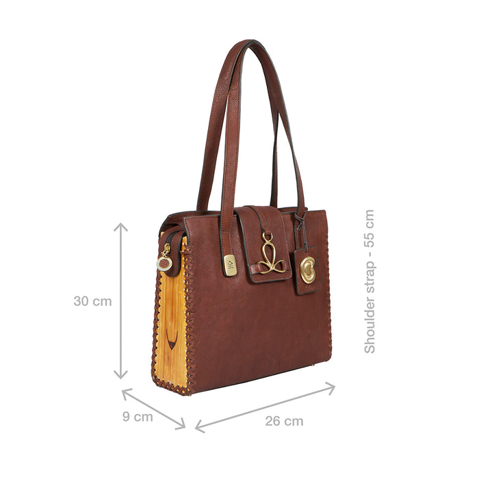 Mitzu 02 Brown Leather Tote Bag