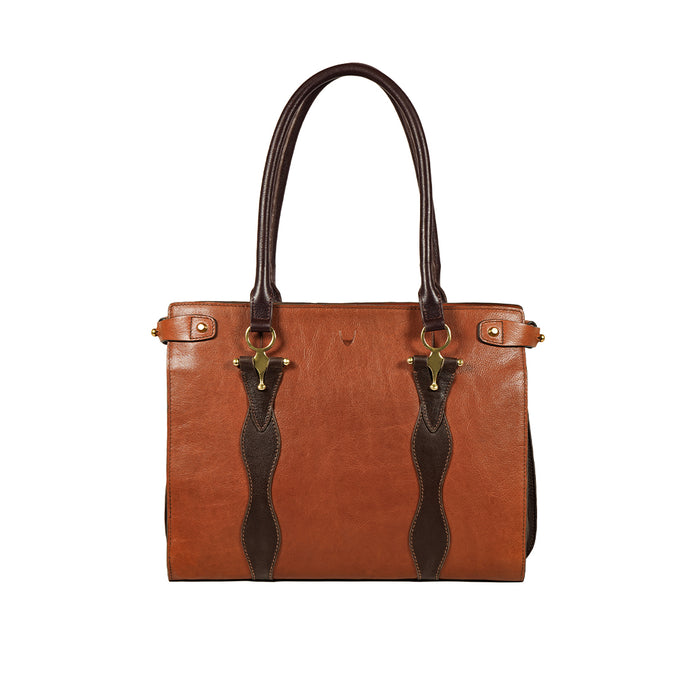 Miyu - 02 Brown Leather Tote Bag