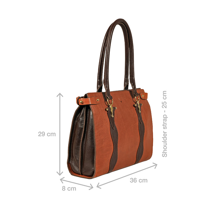 Miyu - 02 Brown Leather Tote Bag