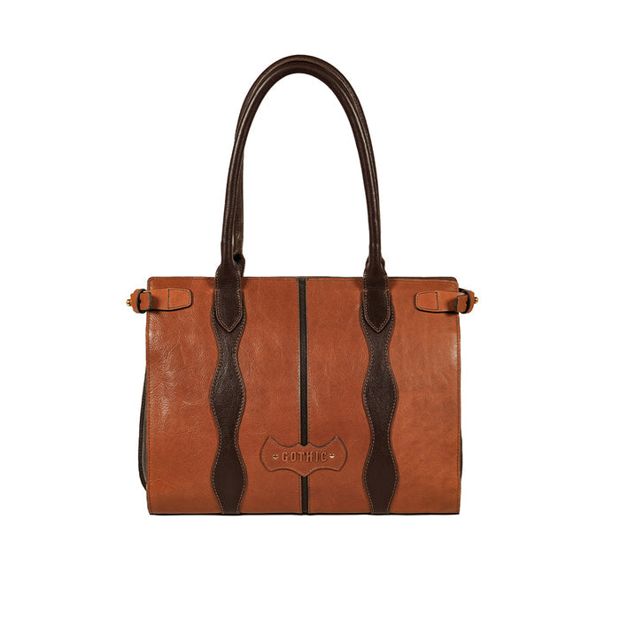 Miyu - 02 Brown Leather Tote Bag