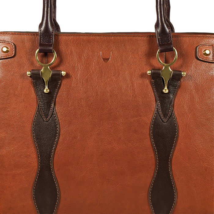 Miyu - 02 Brown Leather Tote Bag