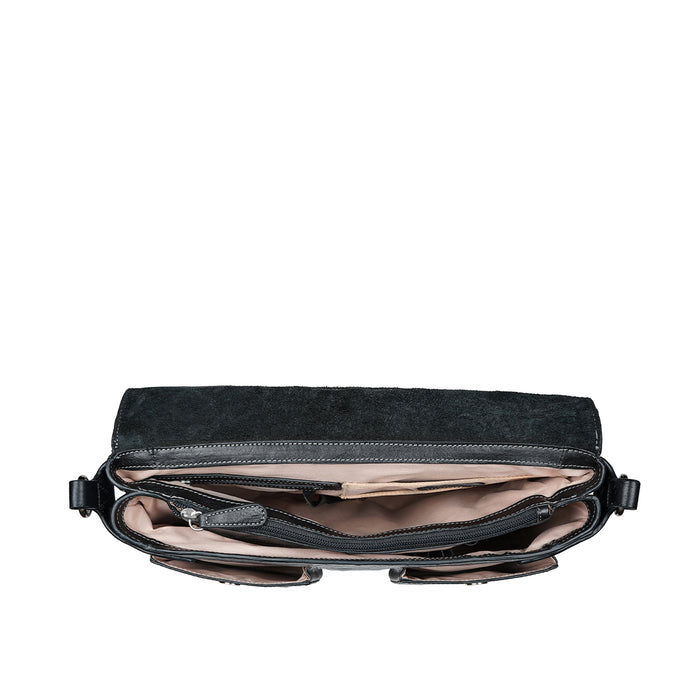 Miyu - 03 Blue Leather Briefcase