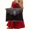 Miyu - 03 Red Leather Briefcase