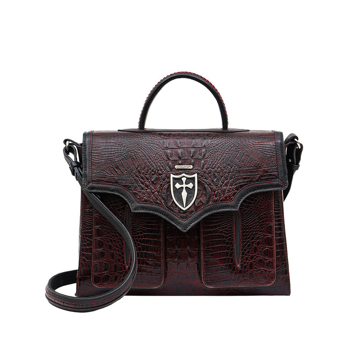 Miyu - 03 Red Leather Briefcase