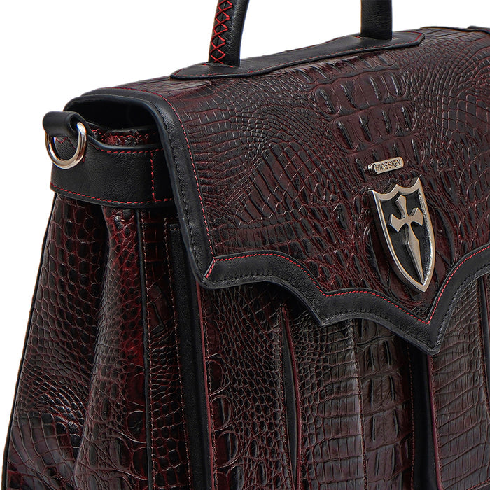 Miyu - 03 Red Leather Briefcase