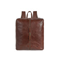 Mj 01 Tan Leather  Backpack