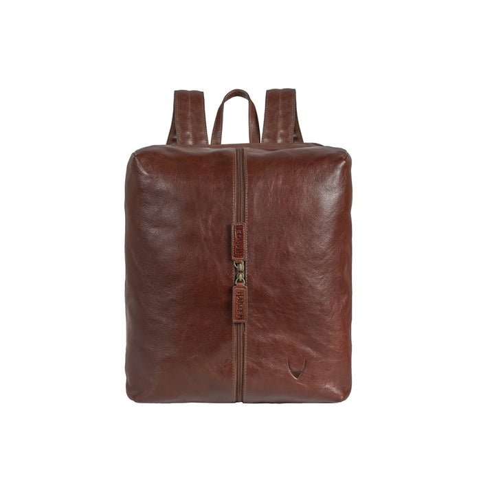 Mj 01 Tan Leather  Backpack