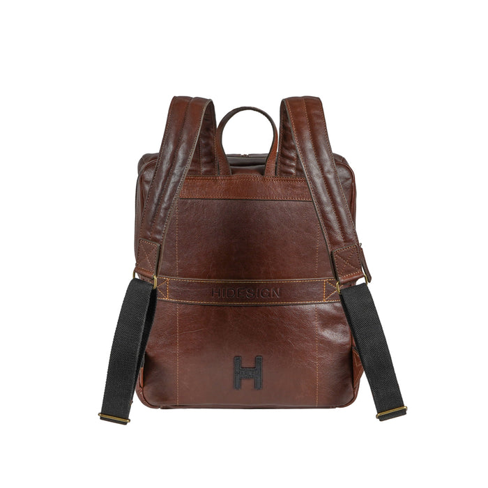 Mj 01 Tan Leather  Backpack