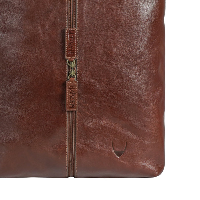 Mj 01 Tan Leather  Backpack