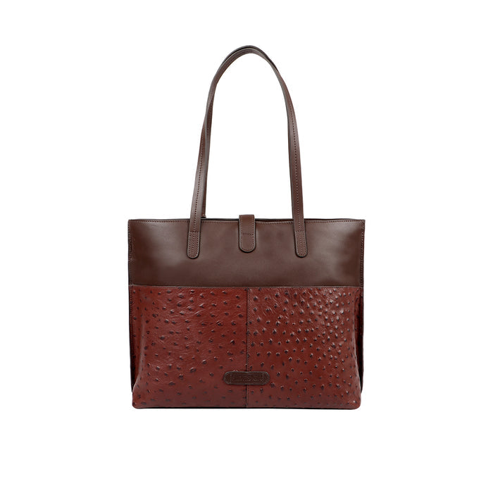 Molokini 05 Brown Leather Tote Bag
