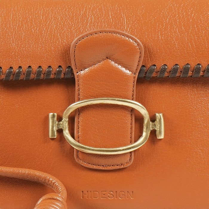Moon 01 Tan Leather Sling Bag