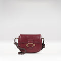 Moon 03 Red Leather Shoulder Bag