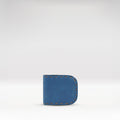 Moon W1 Blue Leather Bi-Fold Wallet
