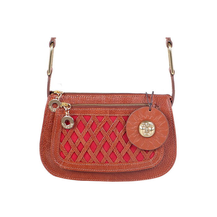 Morgan 01 Tan Leather Sling Bag