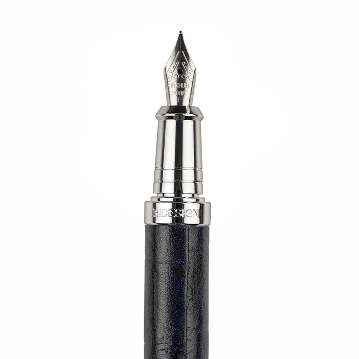 Moritz Blue Leather Fountain Pen