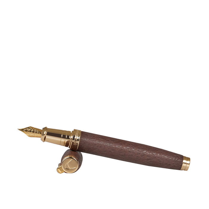 Moritz Brown Leather Fountain Pen