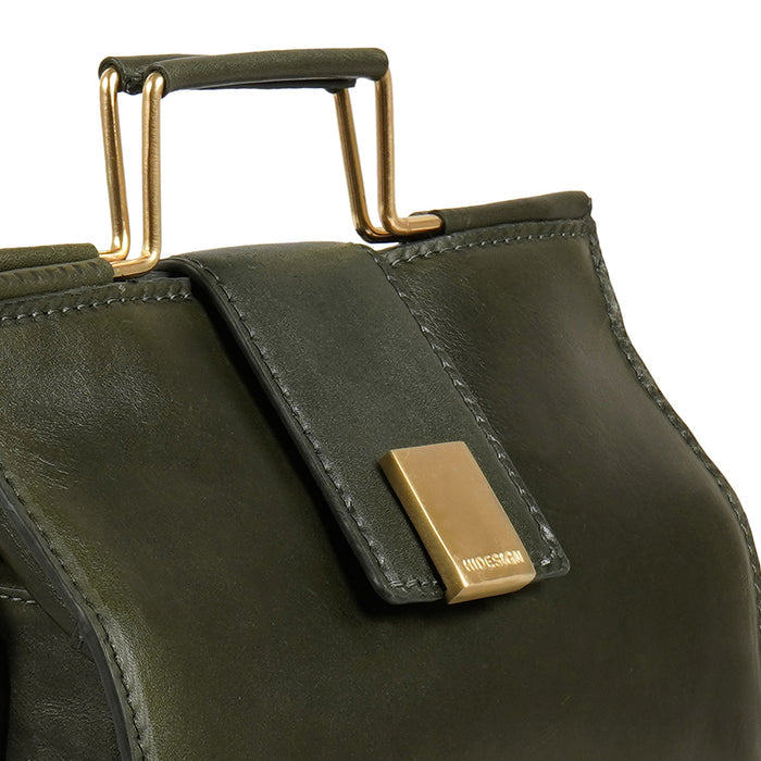 Mosaic 01 Green Leather Sling Bag