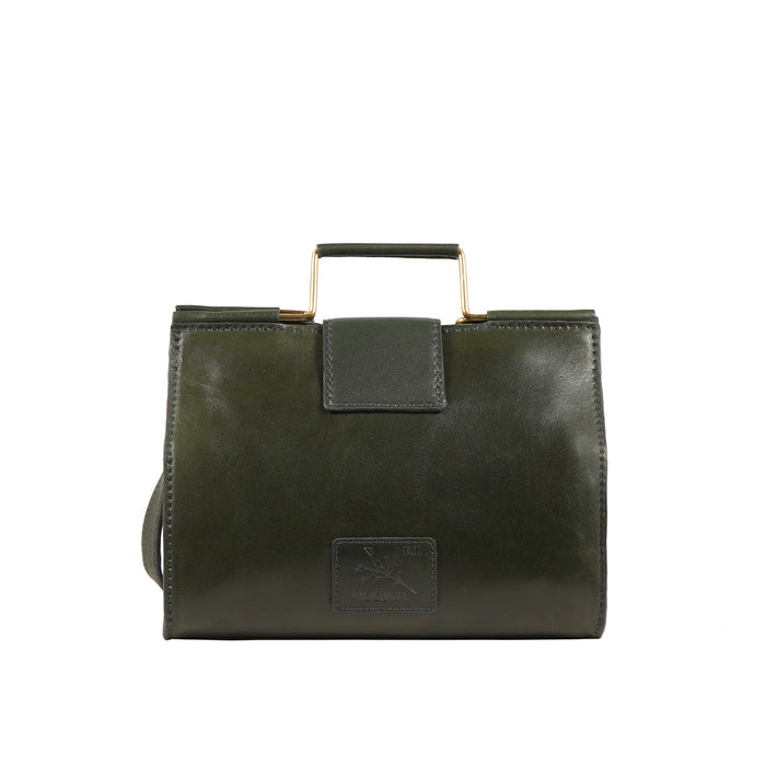 Mosaic 01 Green Leather Sling Bag