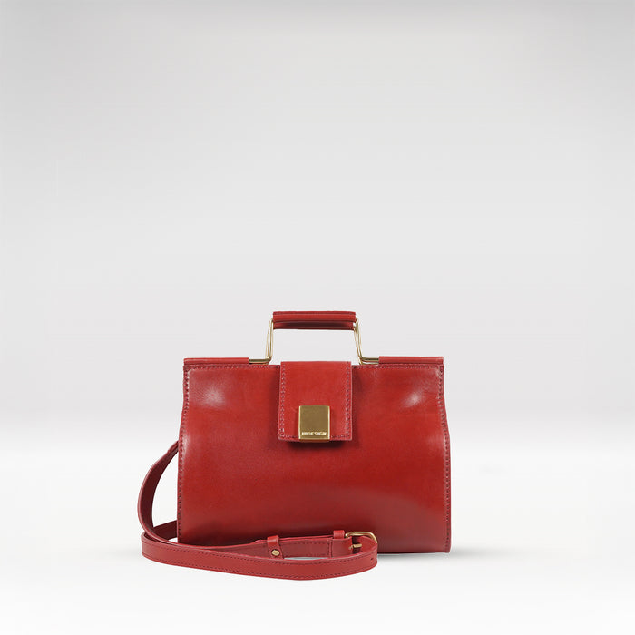 Mosaic 01 Red Leather Sling Bag