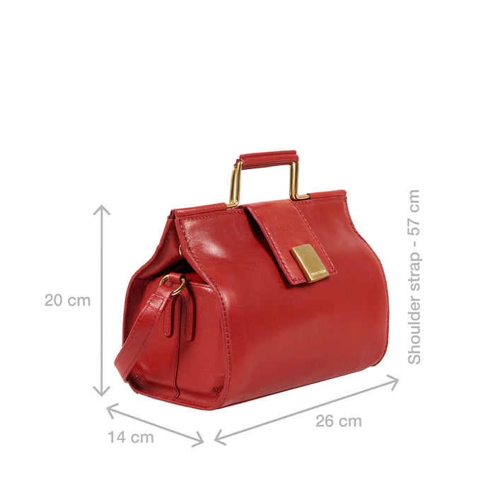 Mosaic 01 Red Leather Sling Bag
