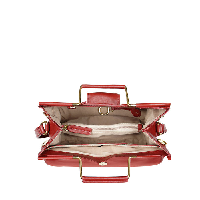 Mosaic 01 Red Leather Sling Bag