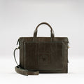 Mosaic 03 Green Leather Briefcase