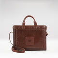 Mosaic 03 Tan Leather Briefcase