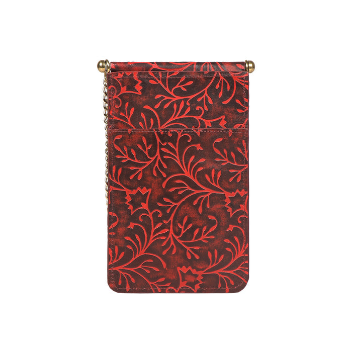 Mykonos Red Leather Sling Bag
