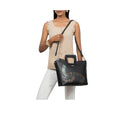 Naia 03 Black Leather Shoulder Bag