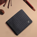 Namibia Sb Black Leather Bi-Fold Wallet