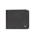 Namibia Sb Black Leather Bi-Fold Wallet