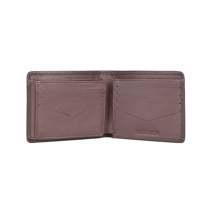 Namibia Sb Brown Leather Bi-Fold Wallet