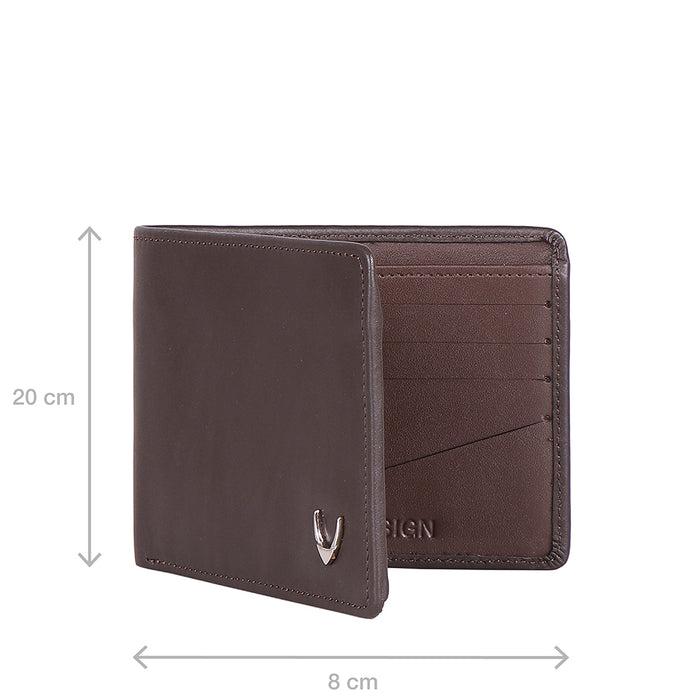 Namibia Sb Brown Leather Bi-Fold Wallet