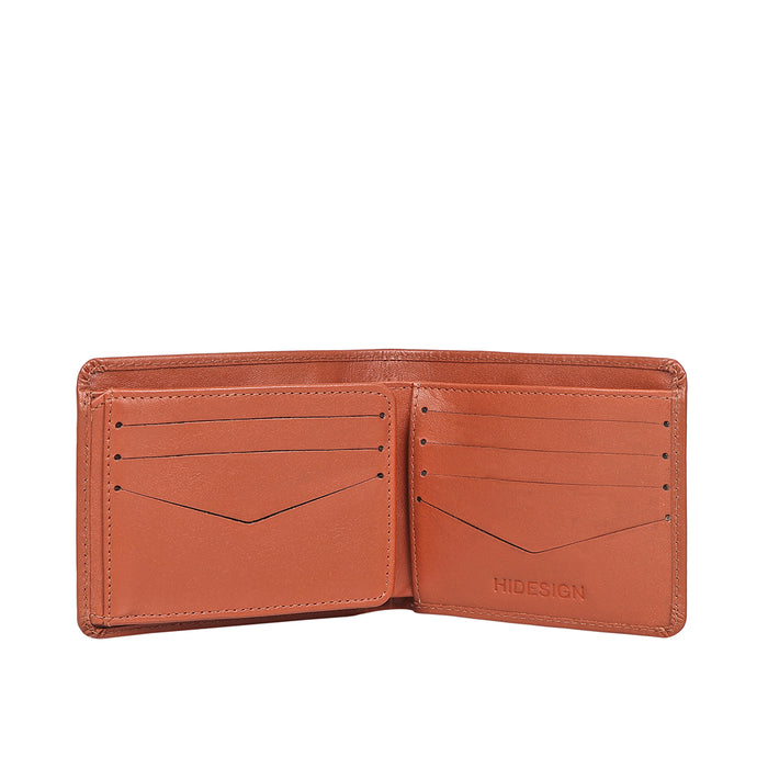 Namibia Sb Tan Leather Bi-Fold Wallet