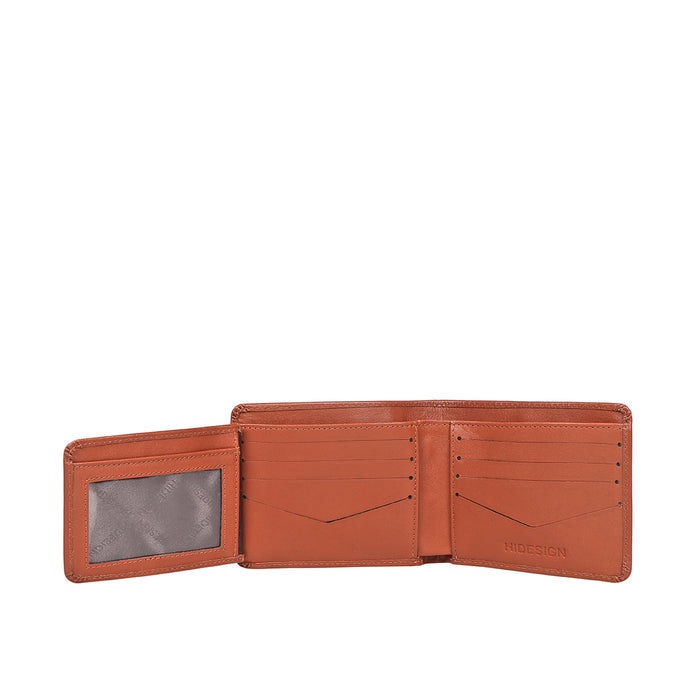 Namibia Sb Tan Leather Bi-Fold Wallet