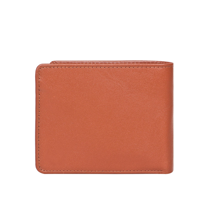 Namibia Sb Tan Leather Bi-Fold Wallet