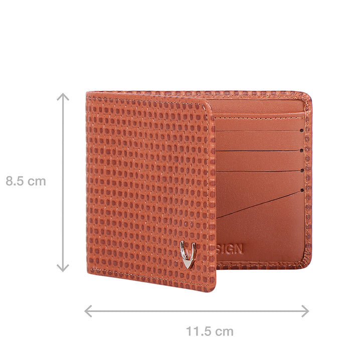 Namibia Sb Tan Leather Bi-Fold Wallet