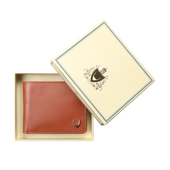 Namibia Sb Tan Leather Bi-Fold Wallet