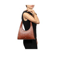 Nandy 04 Tan Leather Shoulder Bag