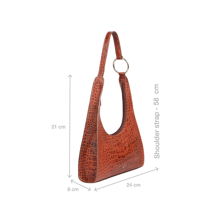 Nandy 04 Tan Leather Shoulder Bag