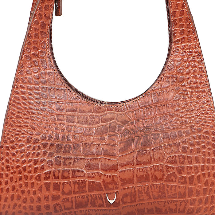 Nandy 04 Tan Leather Shoulder Bag