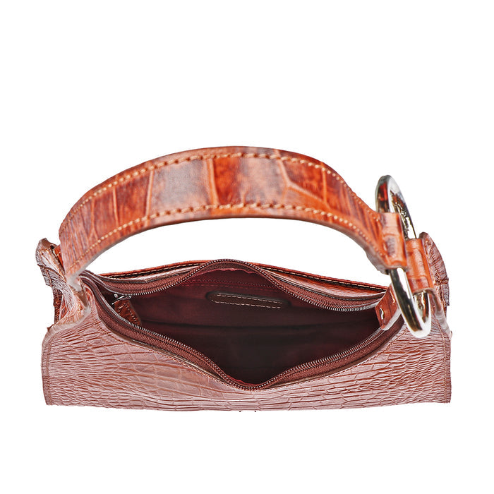 Nandy 04 Tan Leather Shoulder Bag