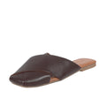 Nara Women's Brown Leather Mules