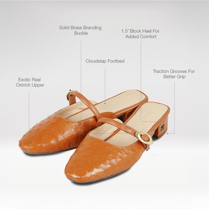 Nassau Women's Tan Leather Sandals