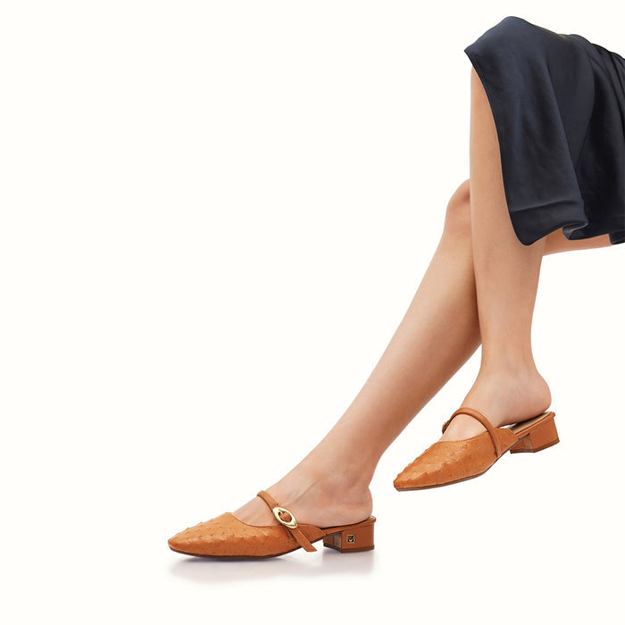 Nassau Women's Tan Leather Sandals