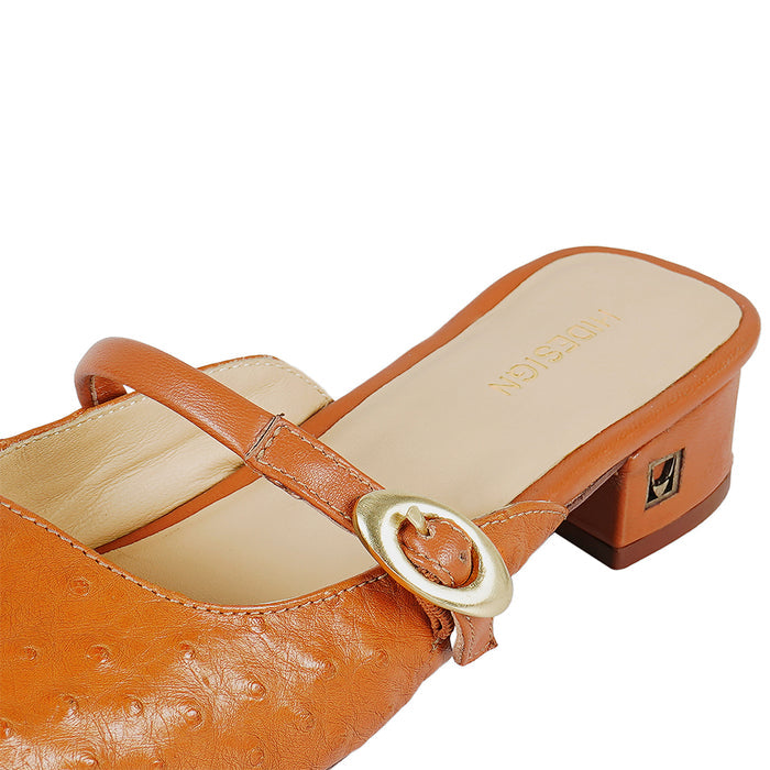Nassau Women's Tan Leather Sandals